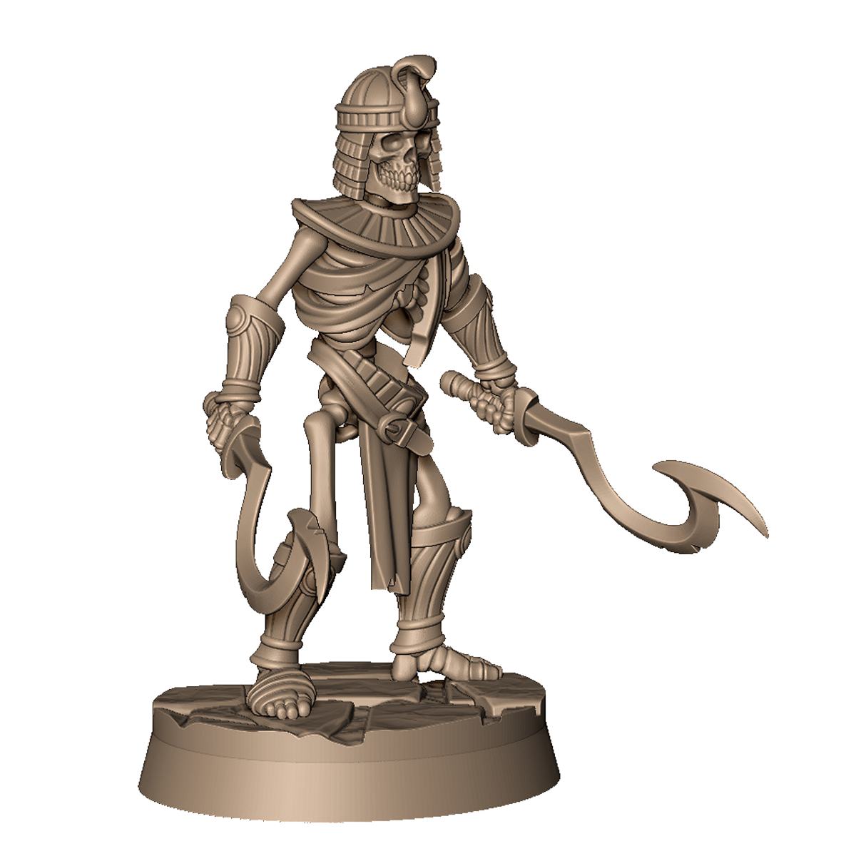 Egyptian Skeleton Soldier 2 by Menagerie Miniature