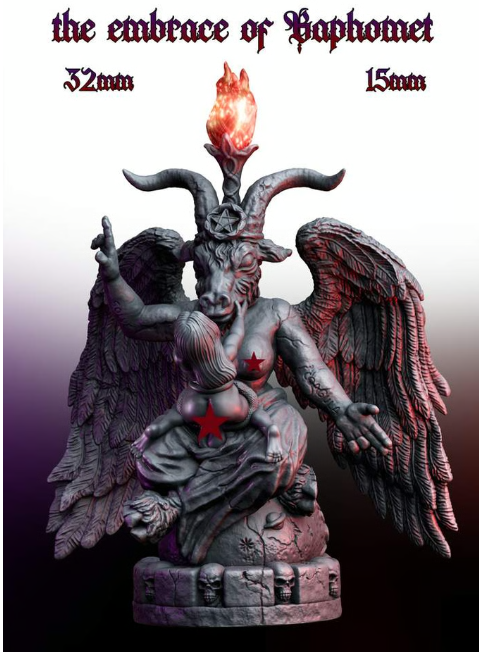 Embrace of Baphomet by DDF Miniatures and Models