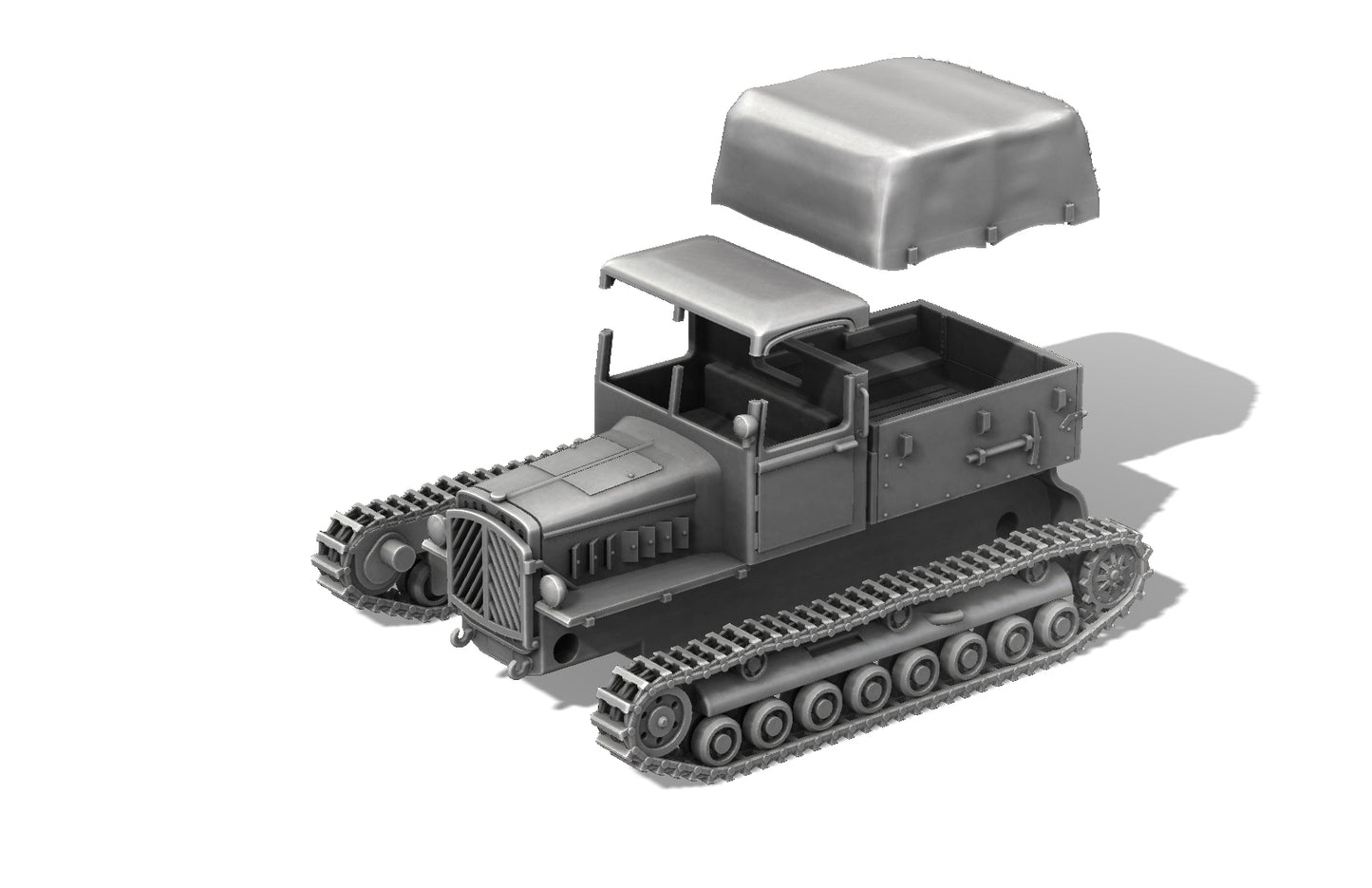 Praga T-6 Artillery Tractor by Wargame3D