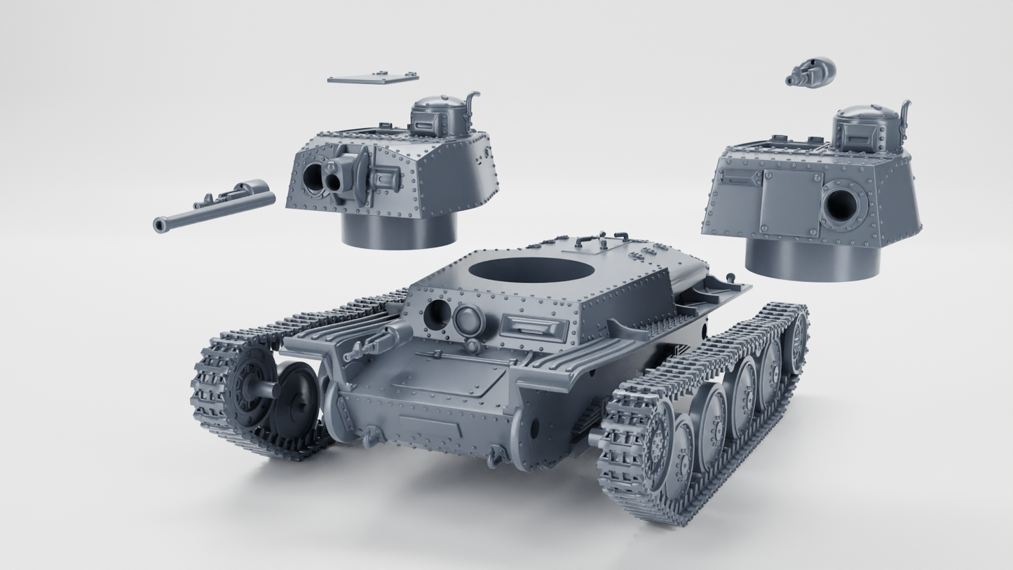 CKD LT vz.40 Light Tank by Wargame3D