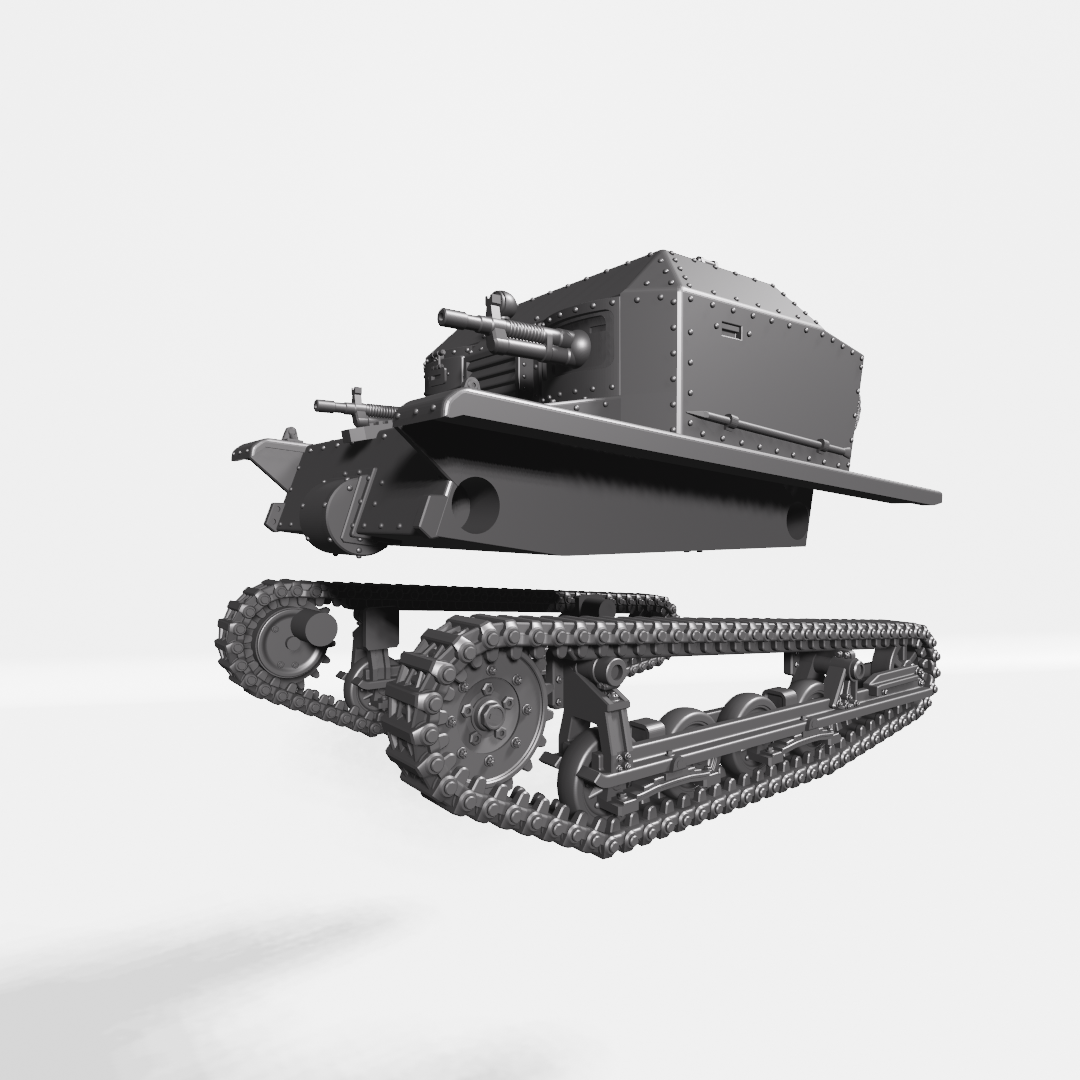 P-I vz 33 Tankette by Wargame3D