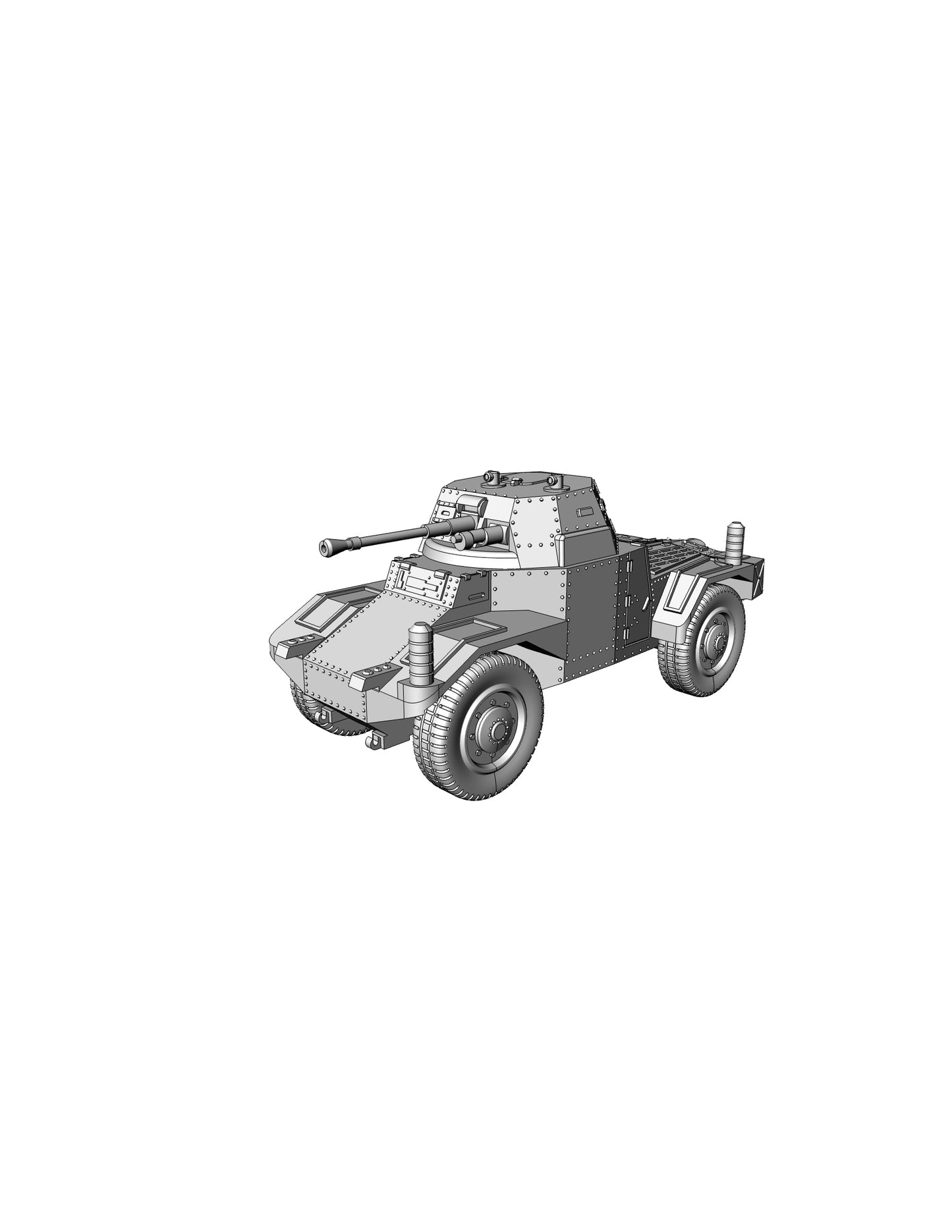 Panhard 178 Armored Car by Wargame3D