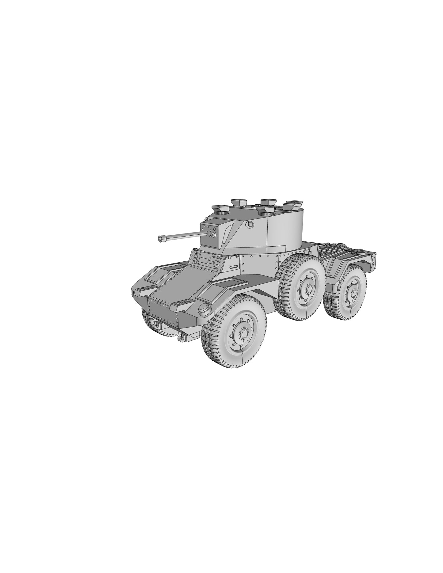 Panhard 178-B Armored Car by Wargame3D