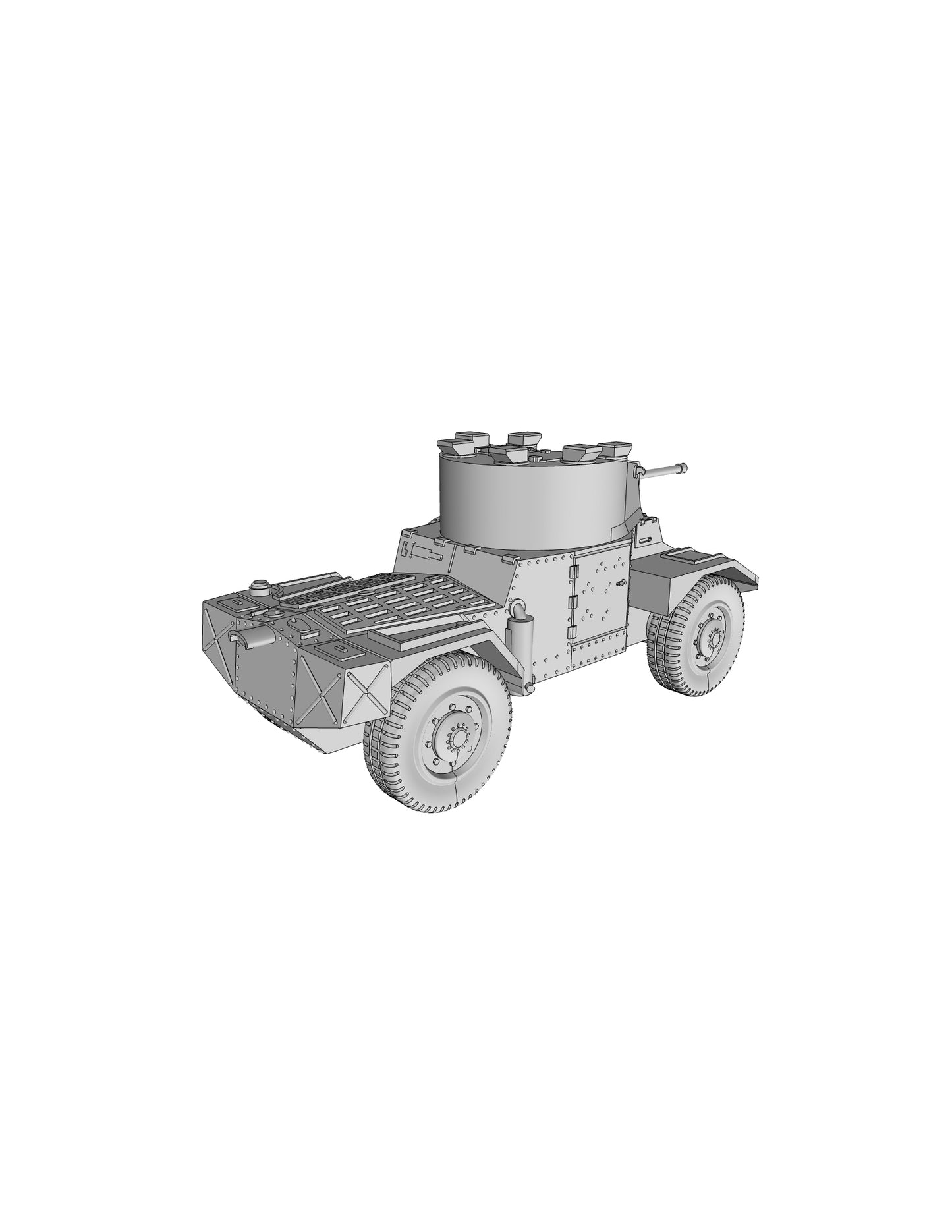 Panhard 178-B Armored Car by Wargame3D