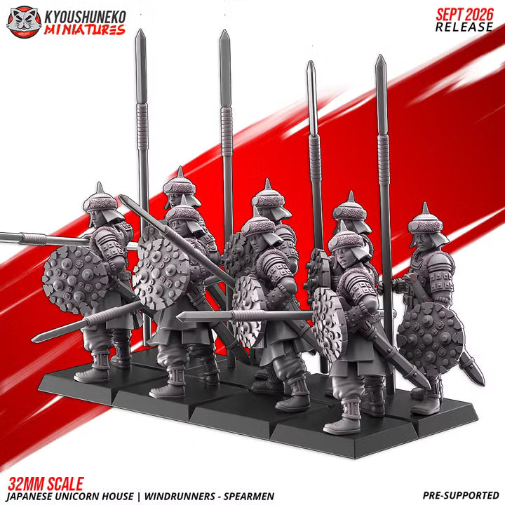 Windrunner, Spearmen by Kyoushuneko Miniatures