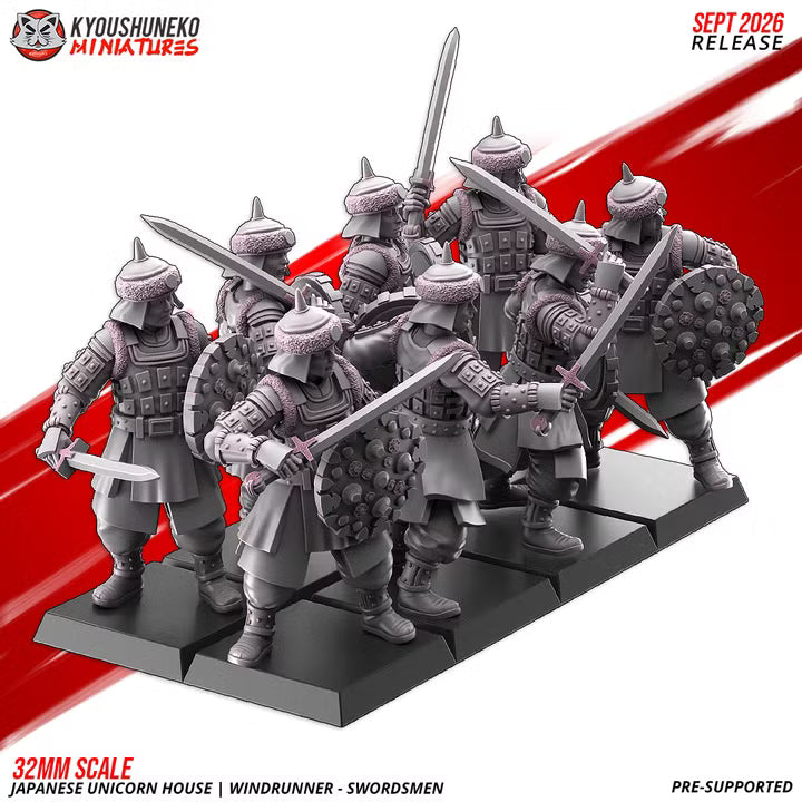 Windrunner, Swordsmen by Kyoushuneko Miniatures