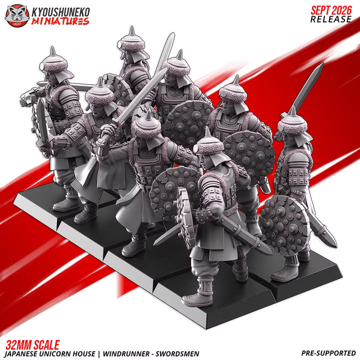 Windrunner, Swordsmen by Kyoushuneko Miniatures