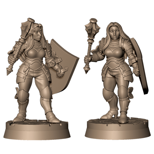 Female Hero Knight by Menagerie Miniature