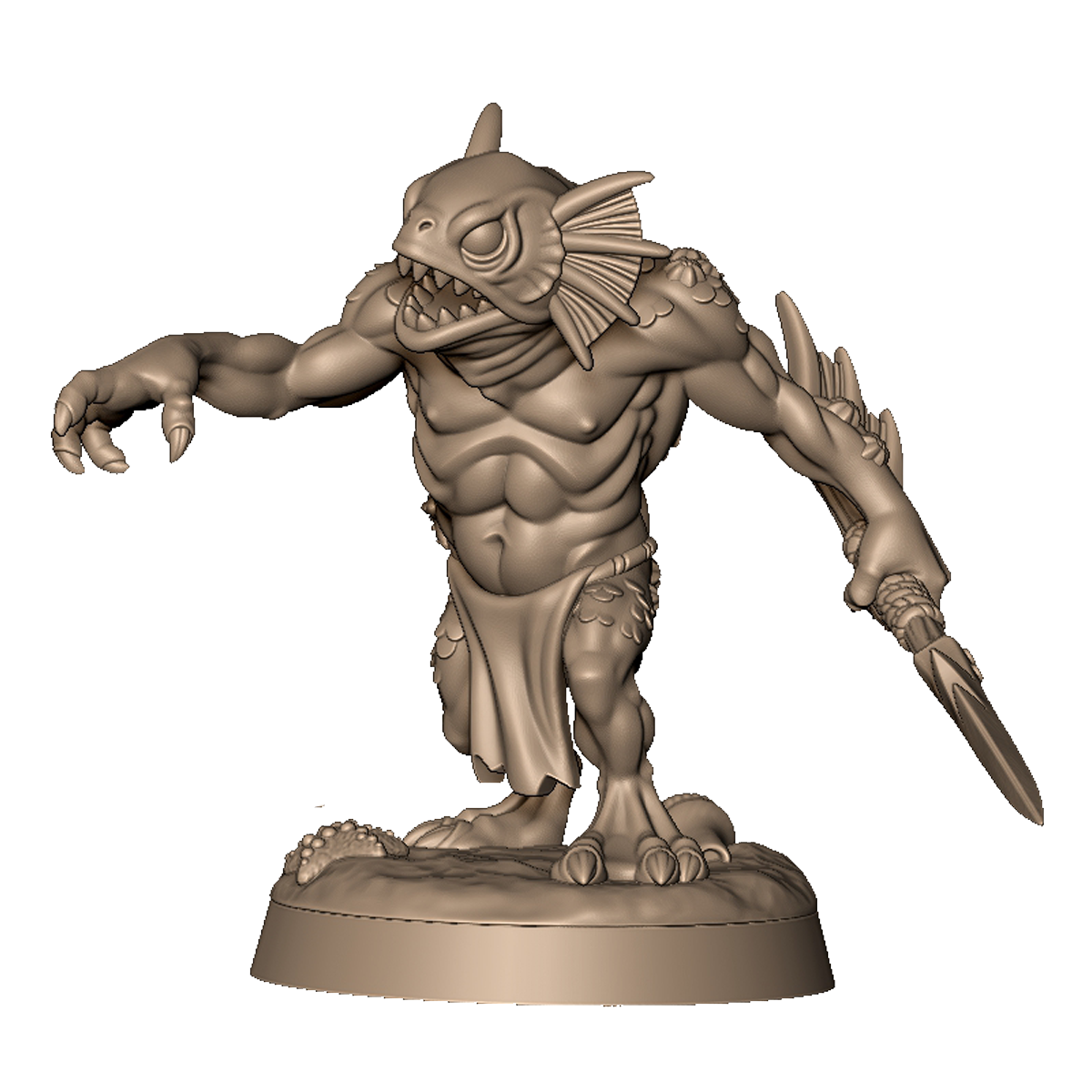 Fishman by Menagerie Miniature