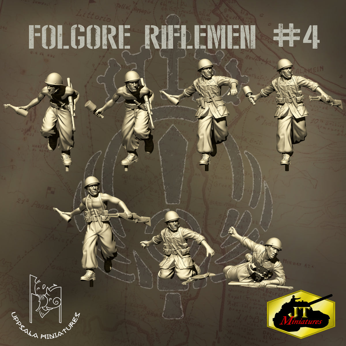 Folgore Riflemen 4 by Uppsala Miniatures – Studio Historia