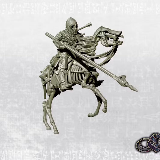 "Wiederbelebter Don Pero Xil zu Pferd – Dunkles 14. Jahrhundert" von Ezipion Miniatures