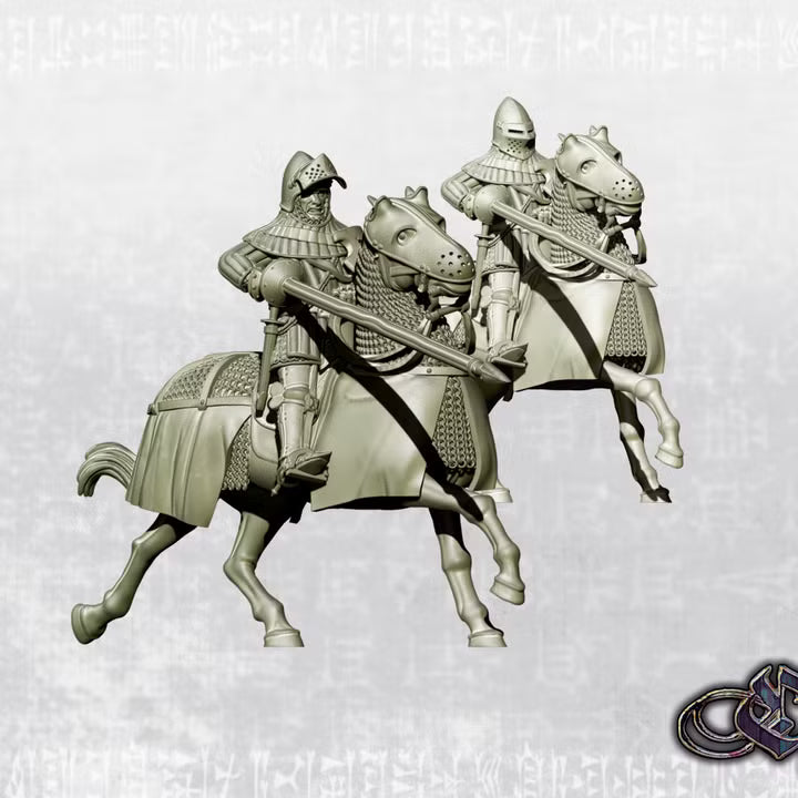 "Fernán Pérez de Andrade on horse - 14th century" by Ezipion miniatures