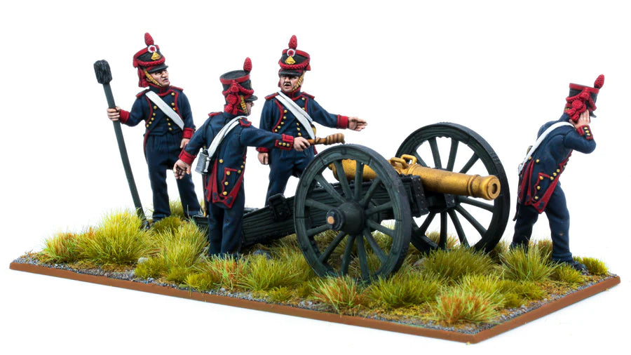 French 8-Pounder Foot Artillery Firing (1807-1814) by Piano Wargames