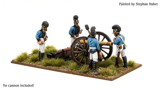 Württemberg Foot Artillery Loading (Crew only) by Piano Wargames