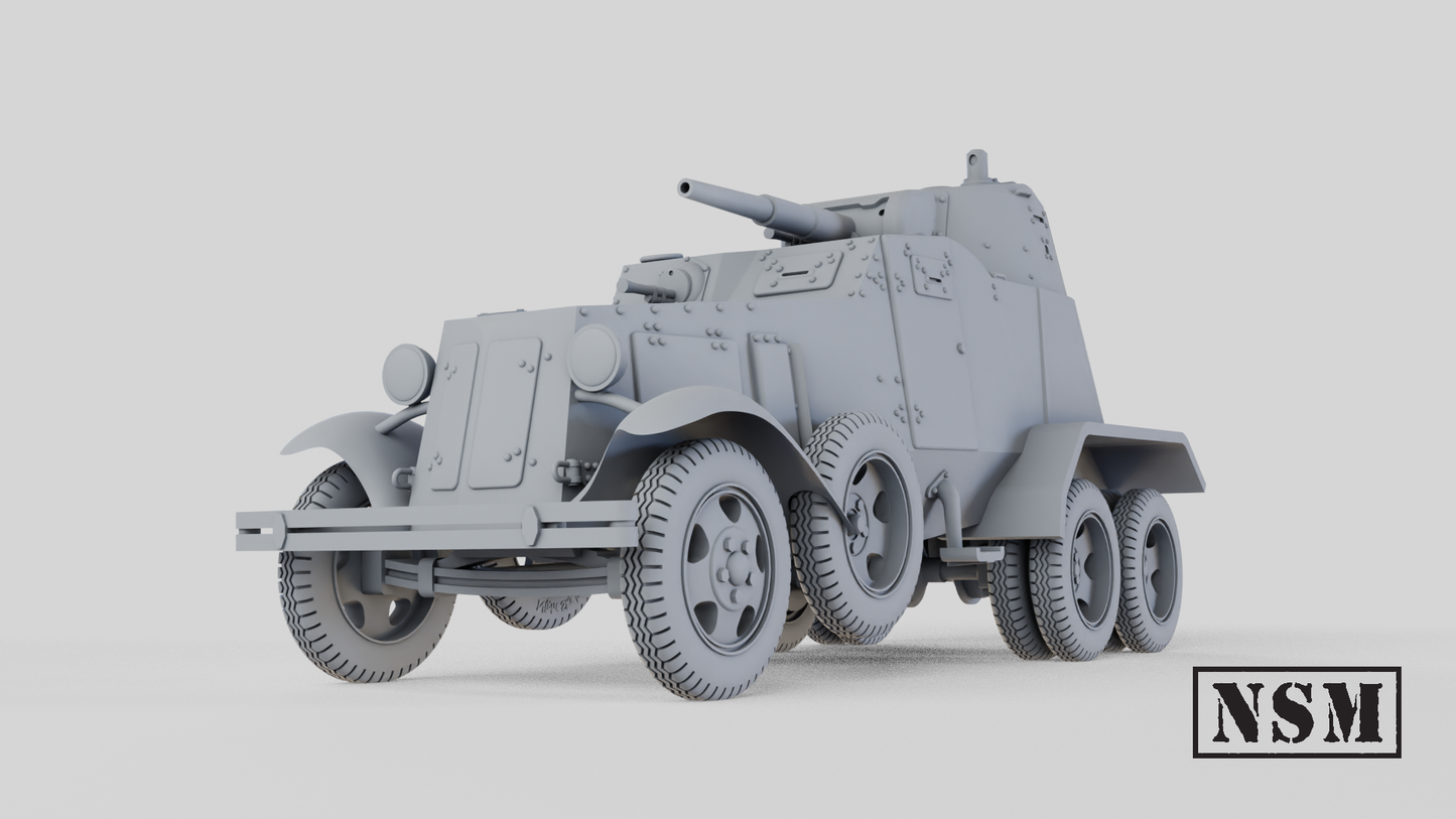 BA-10 Armored Car by Night Sky Miniatures