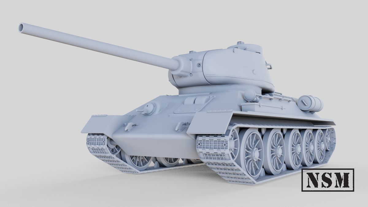 T 34 85 Rear T34/85 by Night Sky Miniatures – Studio Historia