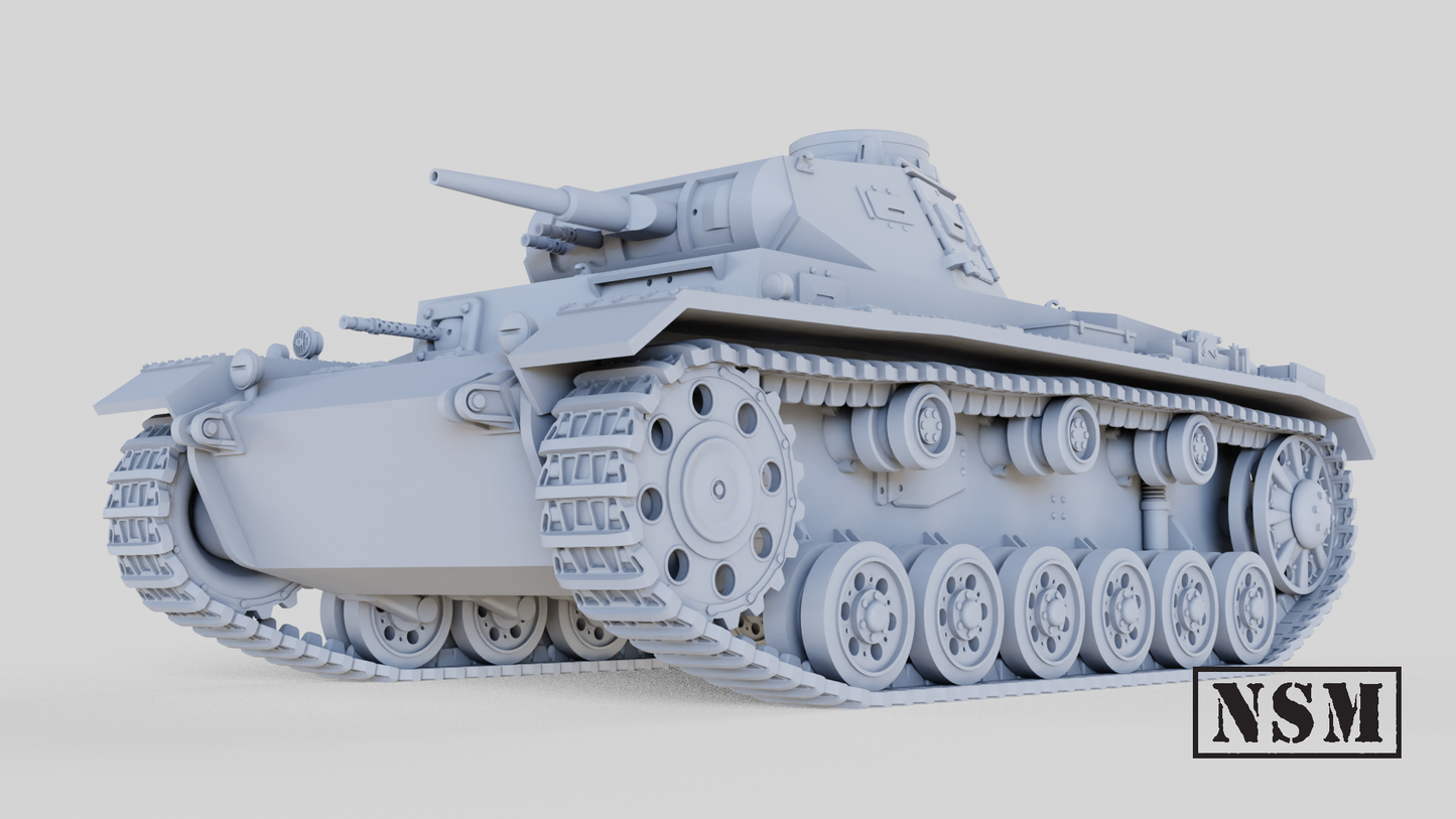 Panzer III ausf E by Night Sky Miniatures