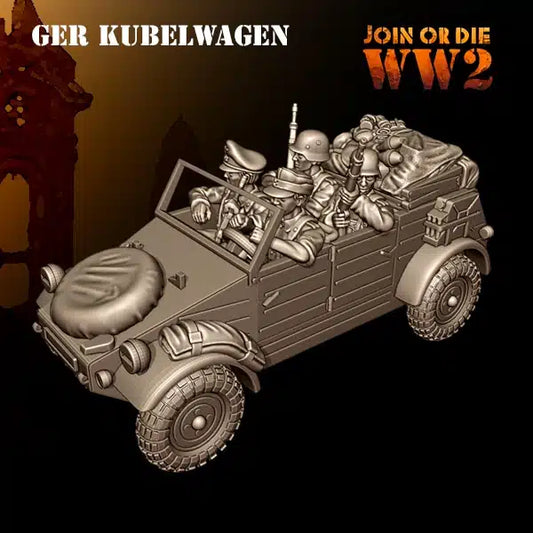 German Kubelwagen by 3D Breed Miniatures