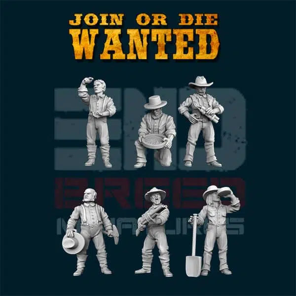 Gold Diggers by 3d Breed Miniatures