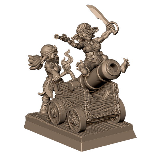 Goblin Cannon Crew by Menagerie Miniature