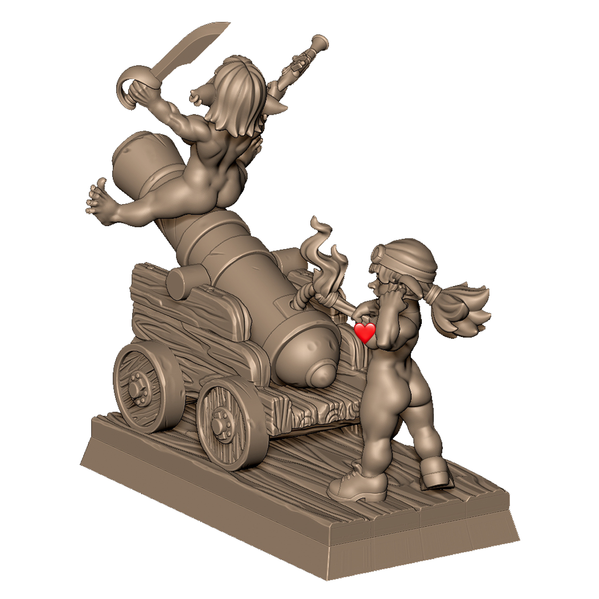 Goblin Cannon Crew by Menagerie Miniature