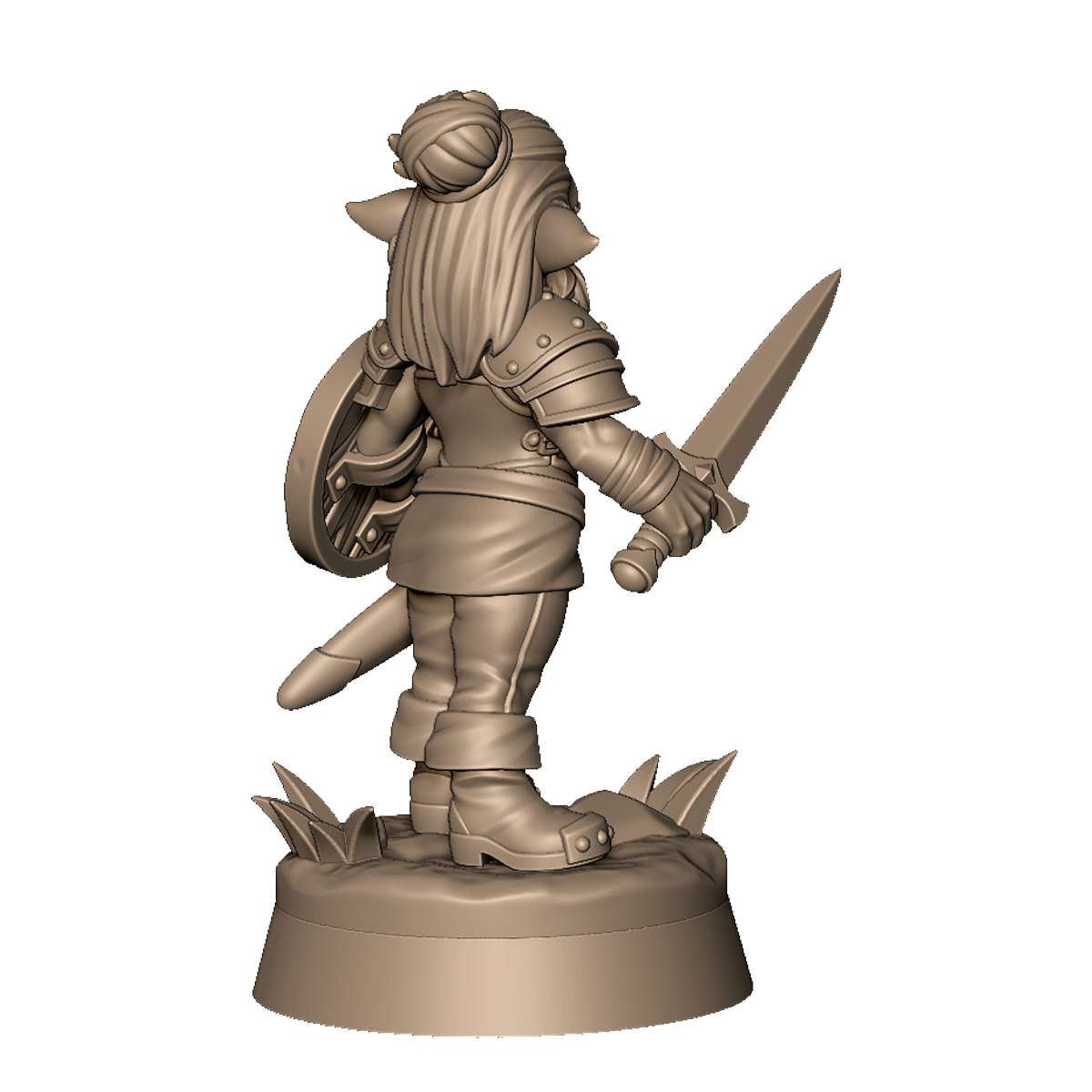 Goblin Female Guard 1 by Menagerie Miniature