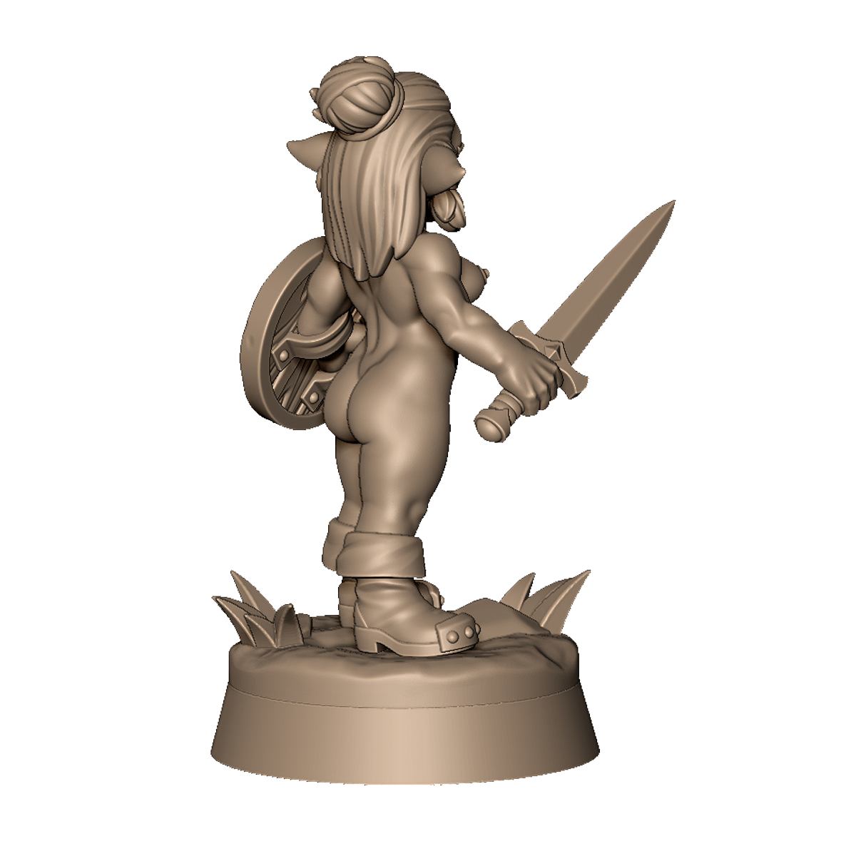 Goblin Female Guard 1 by Menagerie Miniature