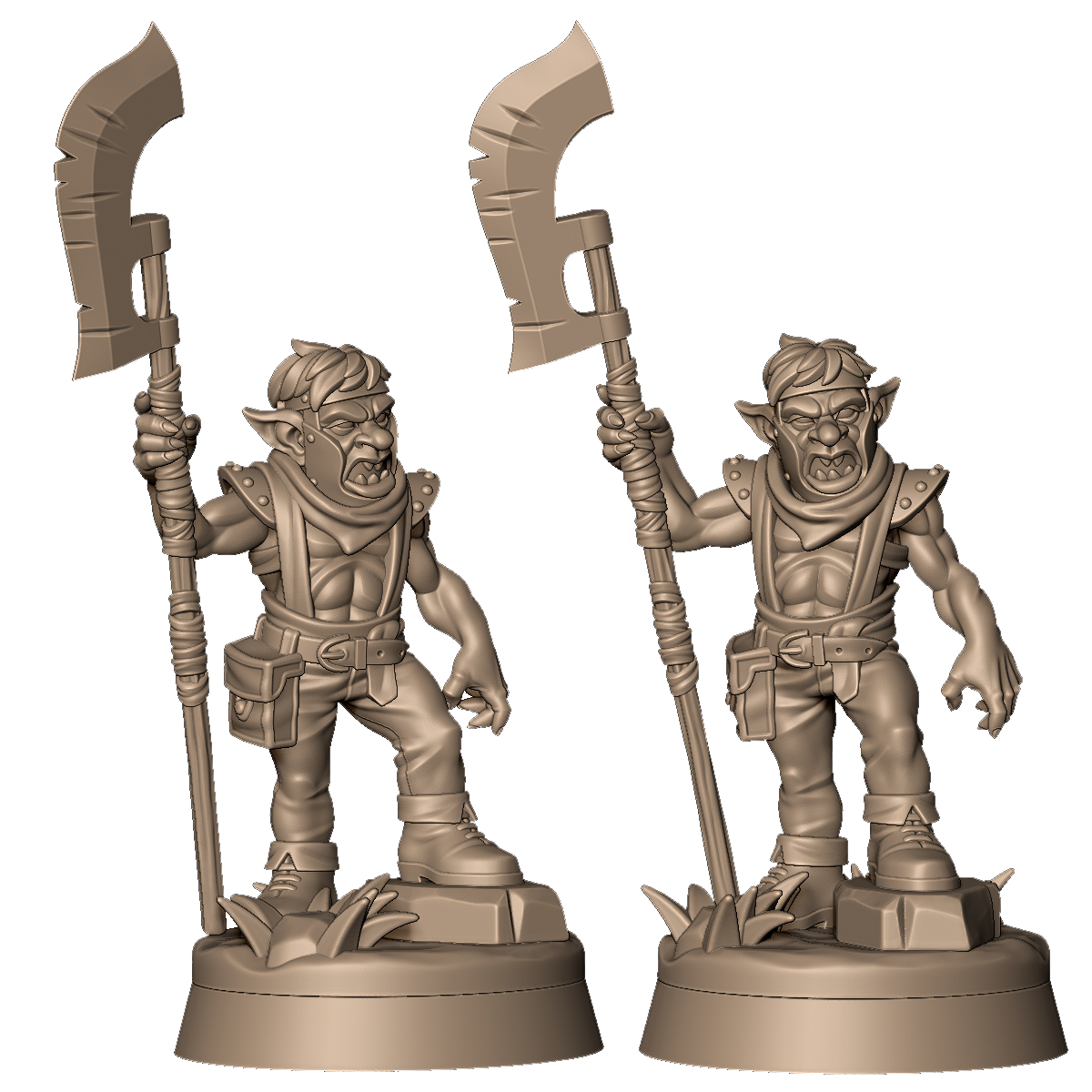 Goblin Guard Captain by Menagerie Miniature