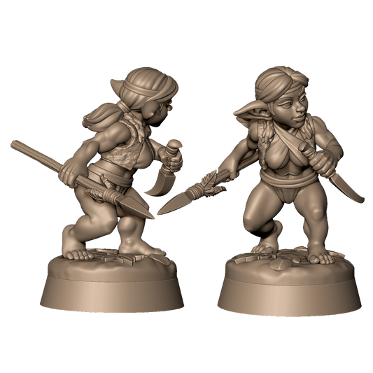 Goblin Huntress by Menagerie Miniature