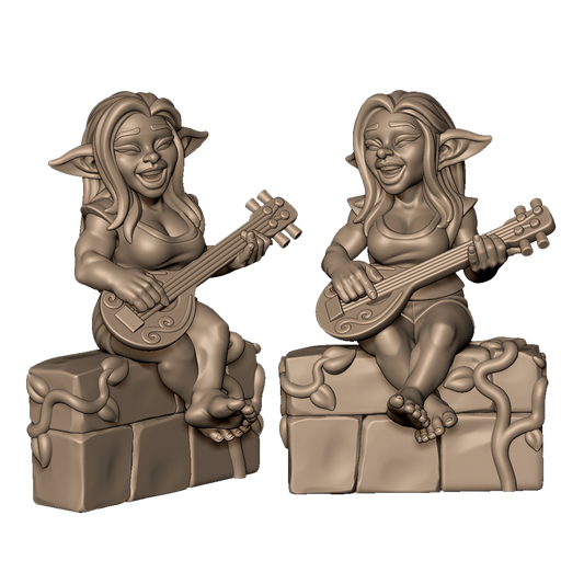 Goblin Musician by Menagerie Miniature