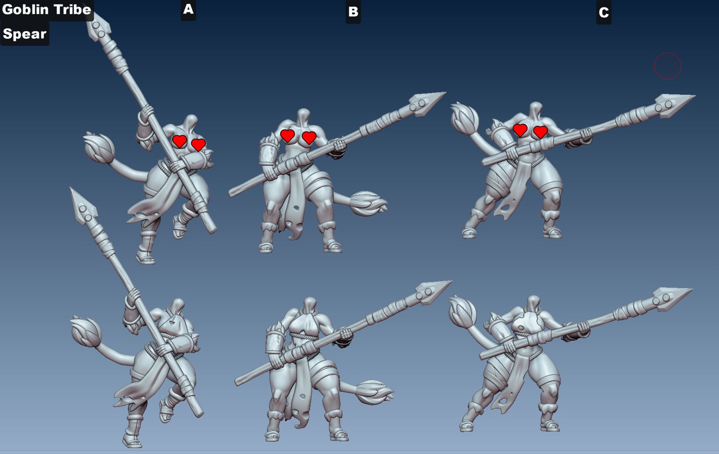 Goblin Tribe – 10 Goblin unit by Gaz Minis.