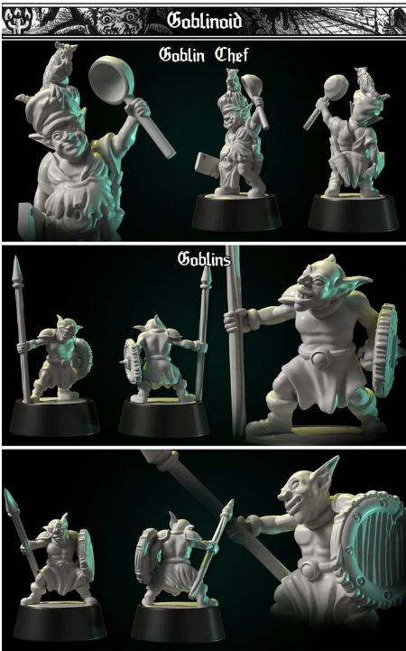 Goblin Set by DDF Miniatures and Models