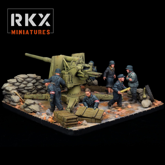 Hitler Youth 8.8cm Flak36 by RKX Miniatures