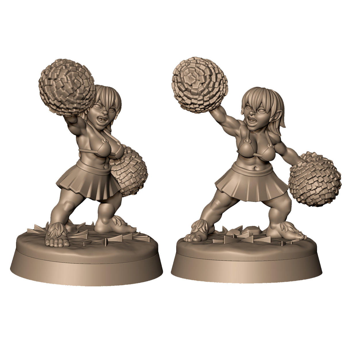 Halfling Cheerleader by Menagerie Miniature