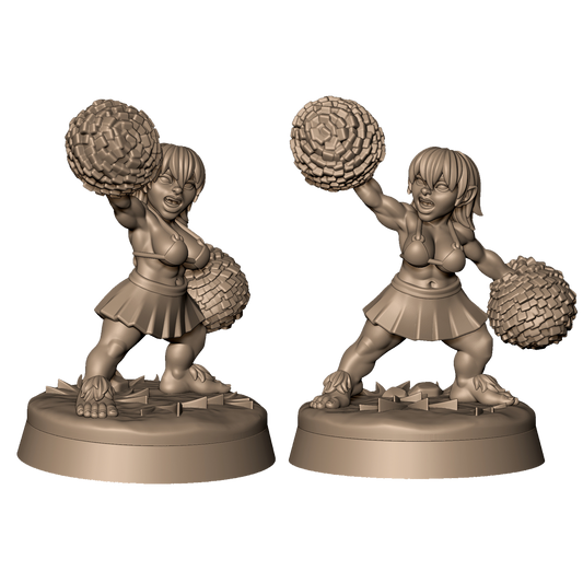 Halfling Cheerleader by Menagerie Miniature