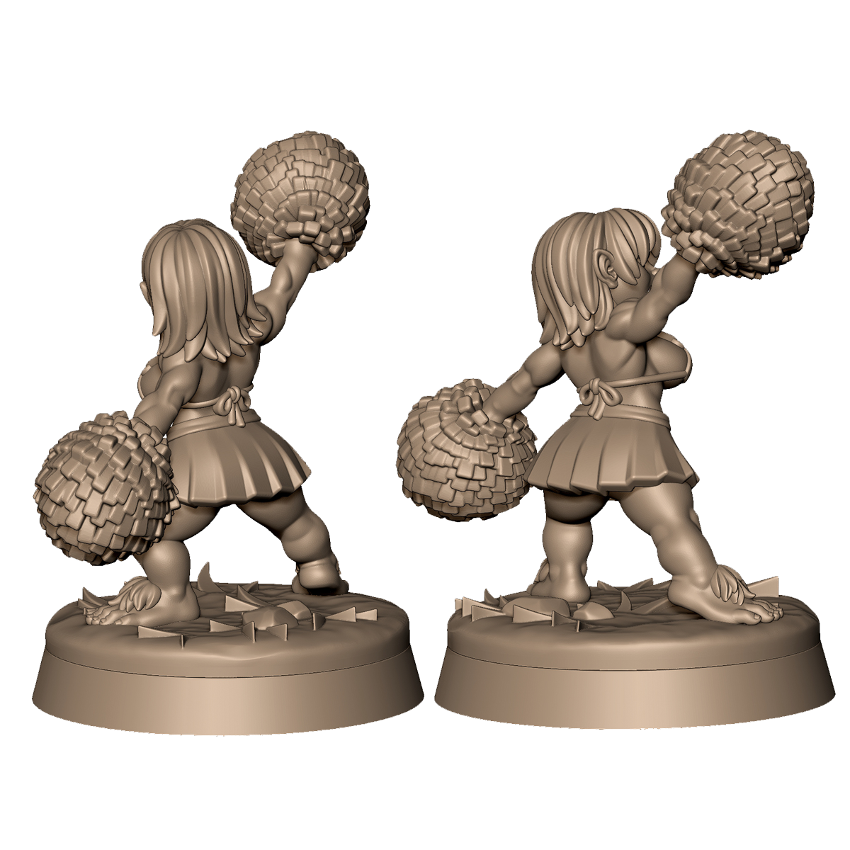 Halfling Cheerleader by Menagerie Miniature