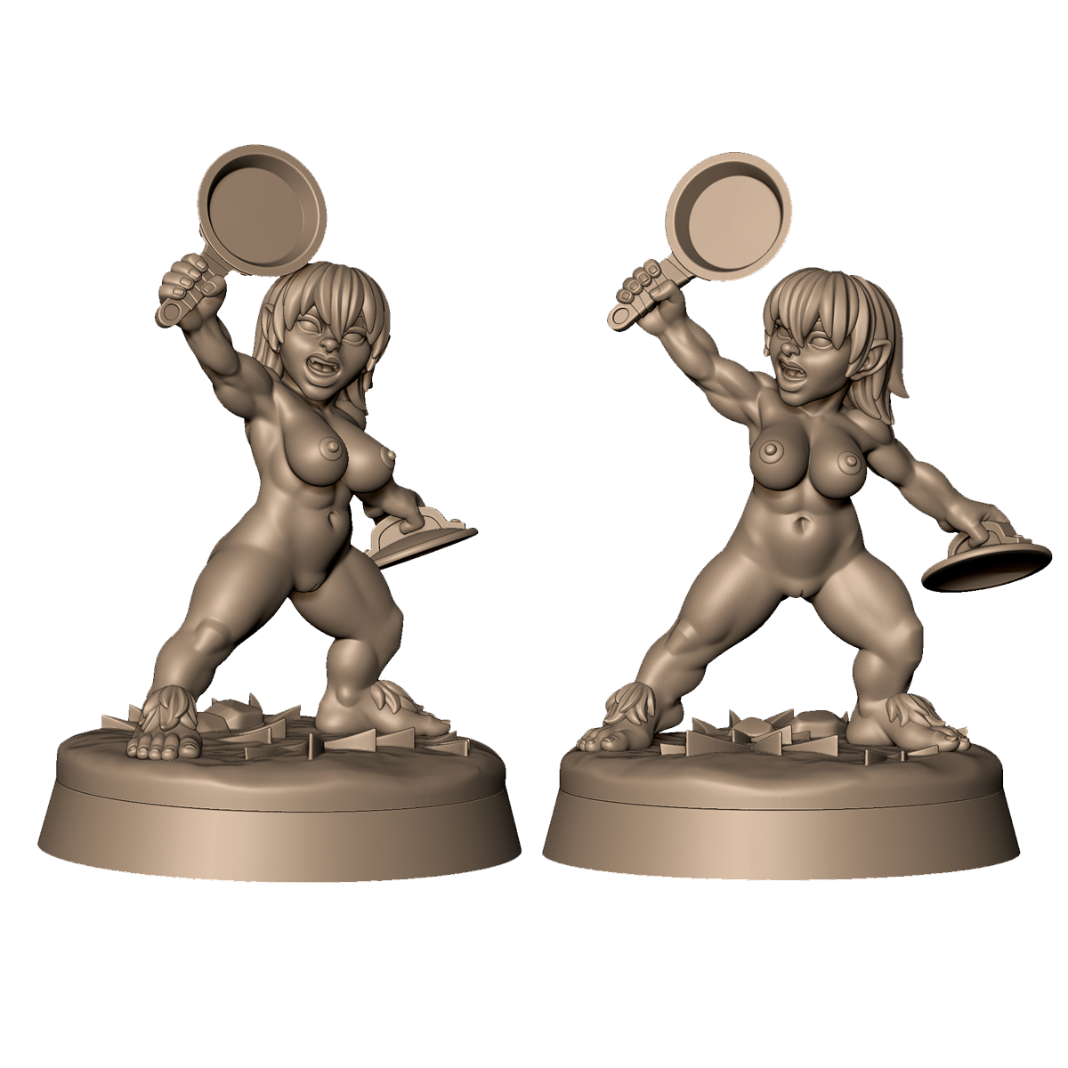 Halfling Cheerleader by Menagerie Miniature