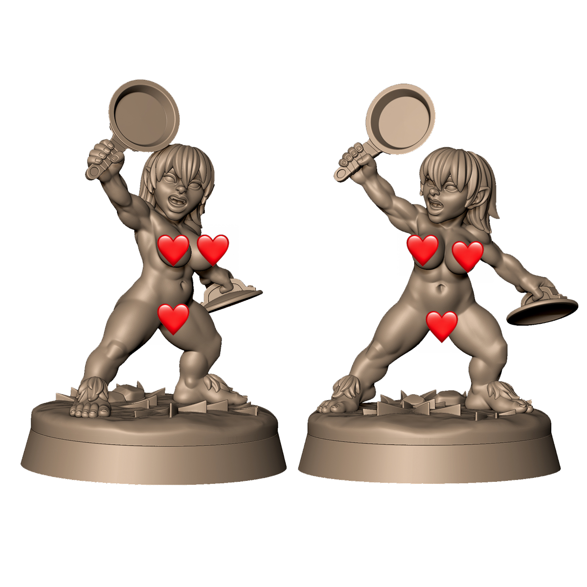 Halfling Cheerleader by Menagerie Miniature