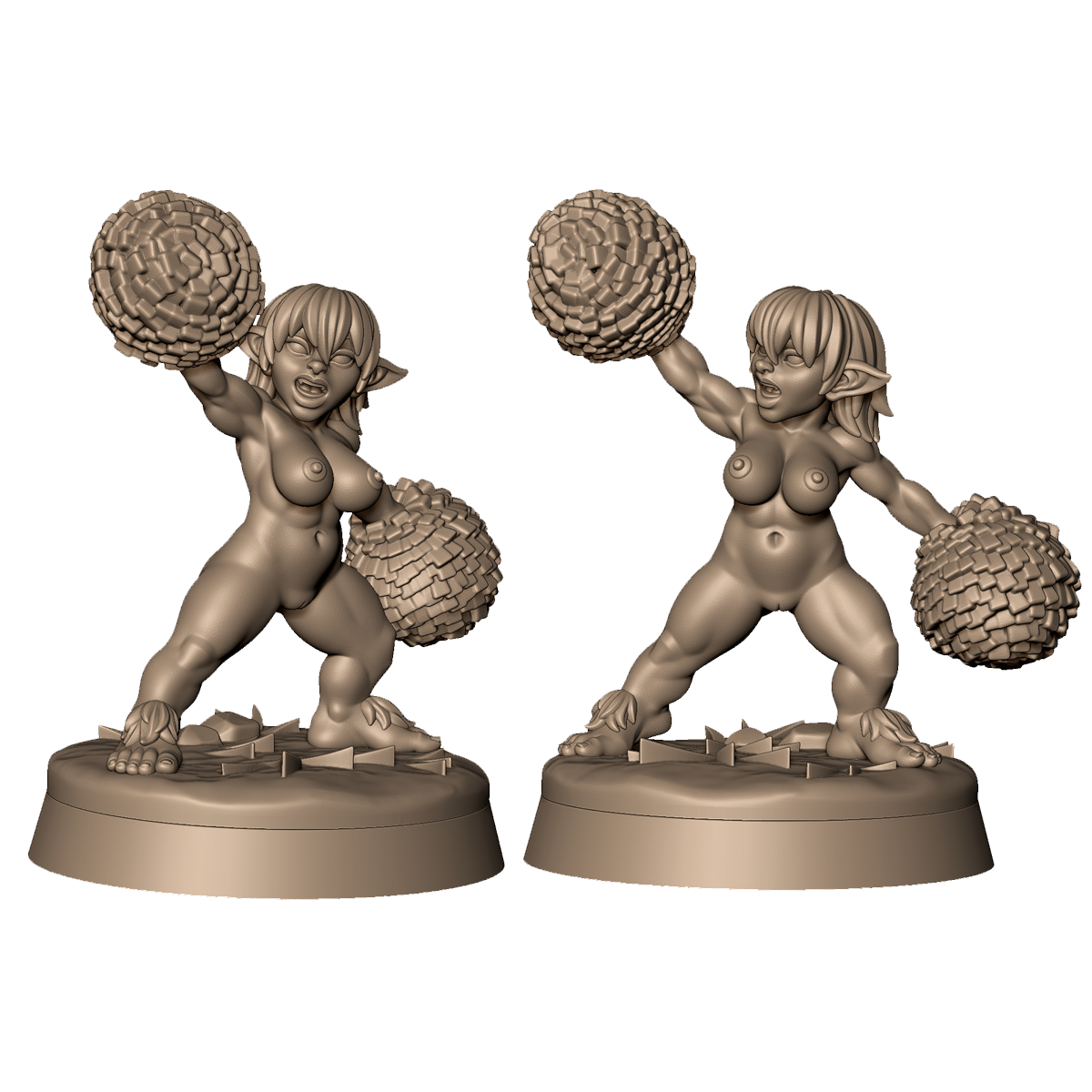 Halfling Cheerleader by Menagerie Miniature