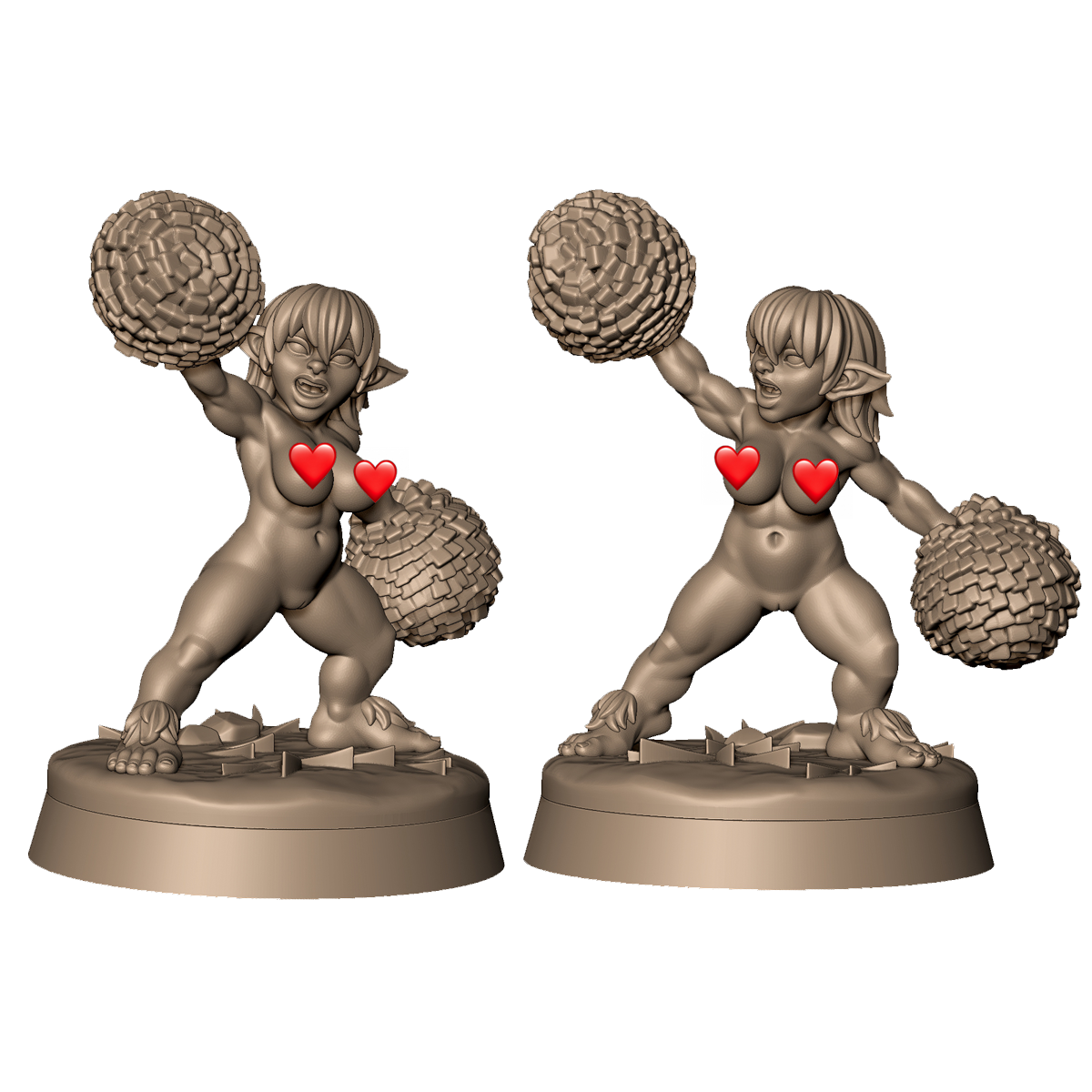 Halfling Cheerleader by Menagerie Miniature