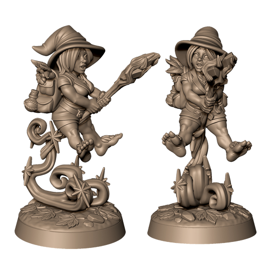 Halfling Mage 1 by Menagerie Miniature