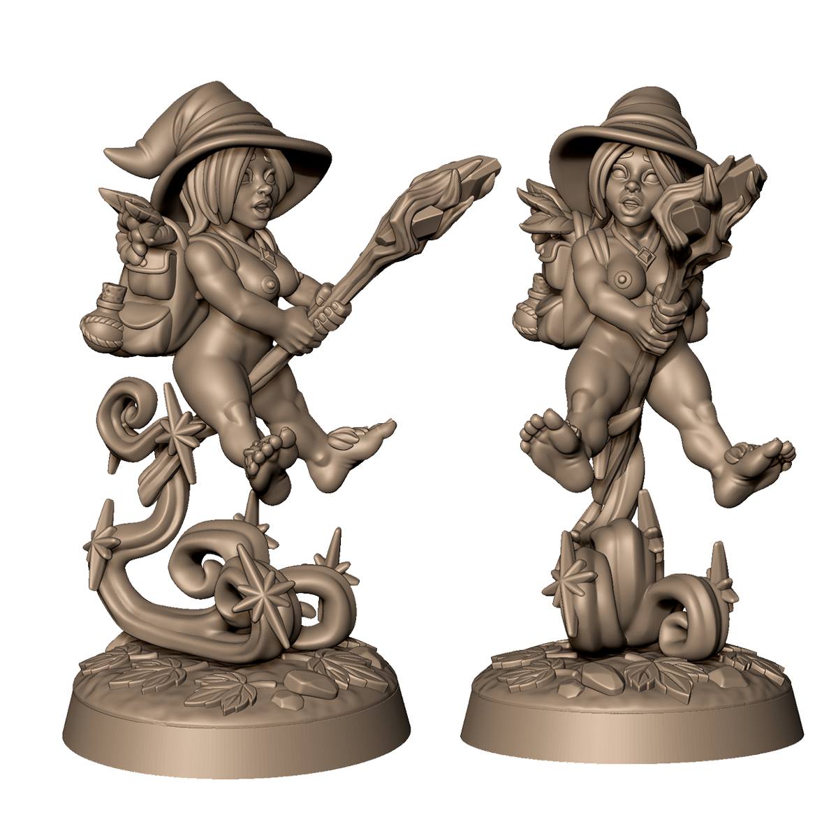 Halfling Mage 1 by Menagerie Miniature