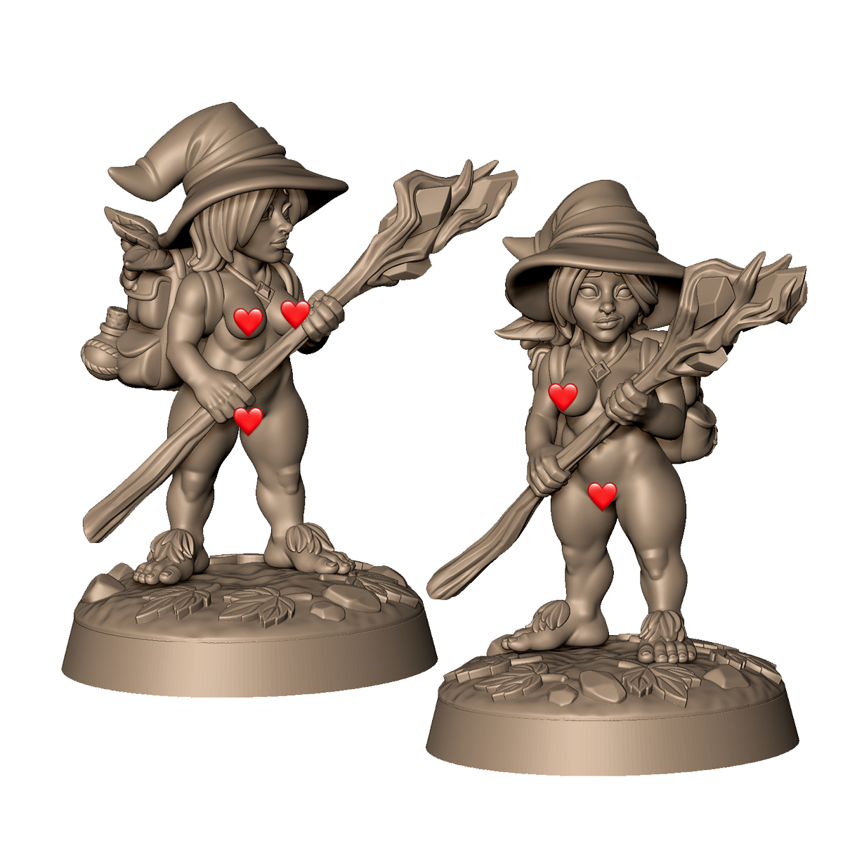 Halfling Mage 2 by Menagerie Miniature