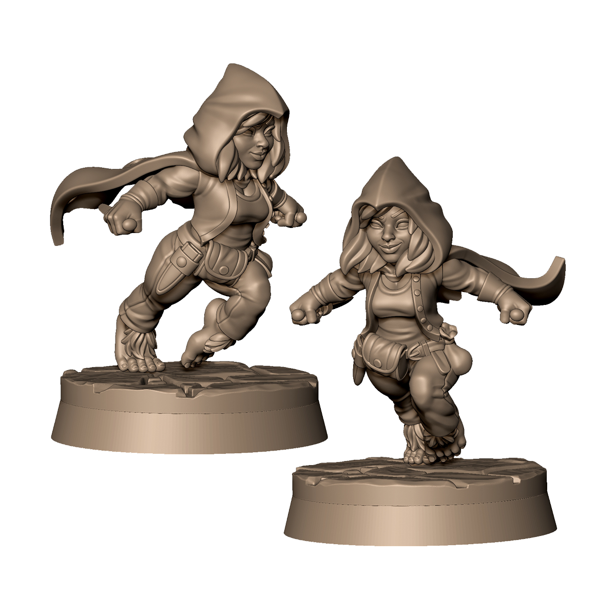 Halfling Thief 2 by Menagerie Miniature