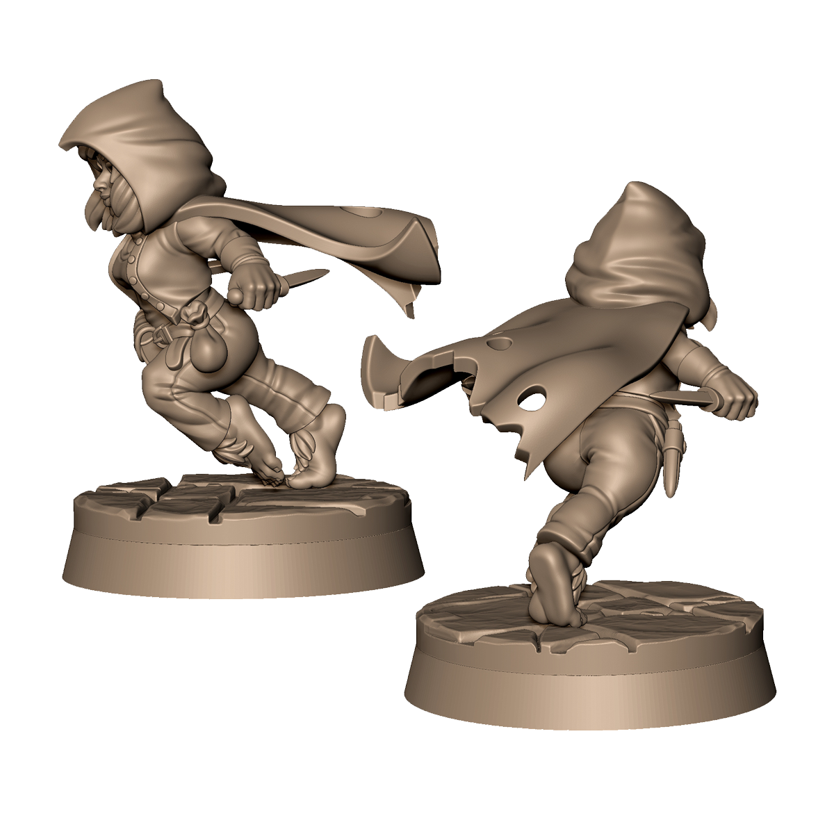 Halfling Thief 2 by Menagerie Miniature