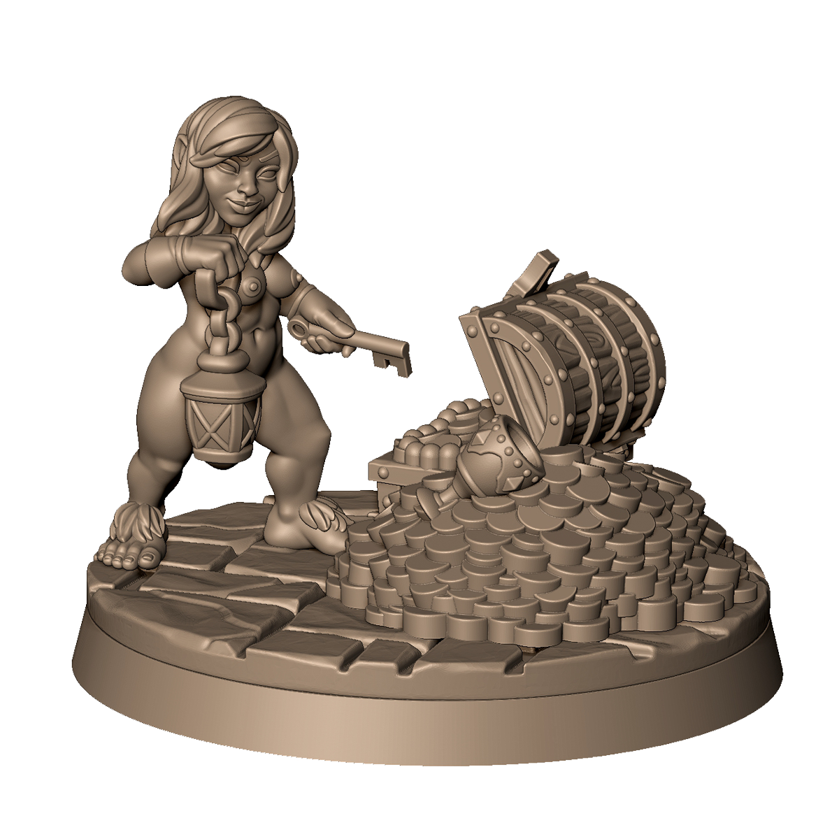 Halfling Thief 1 by Menagerie Miniature