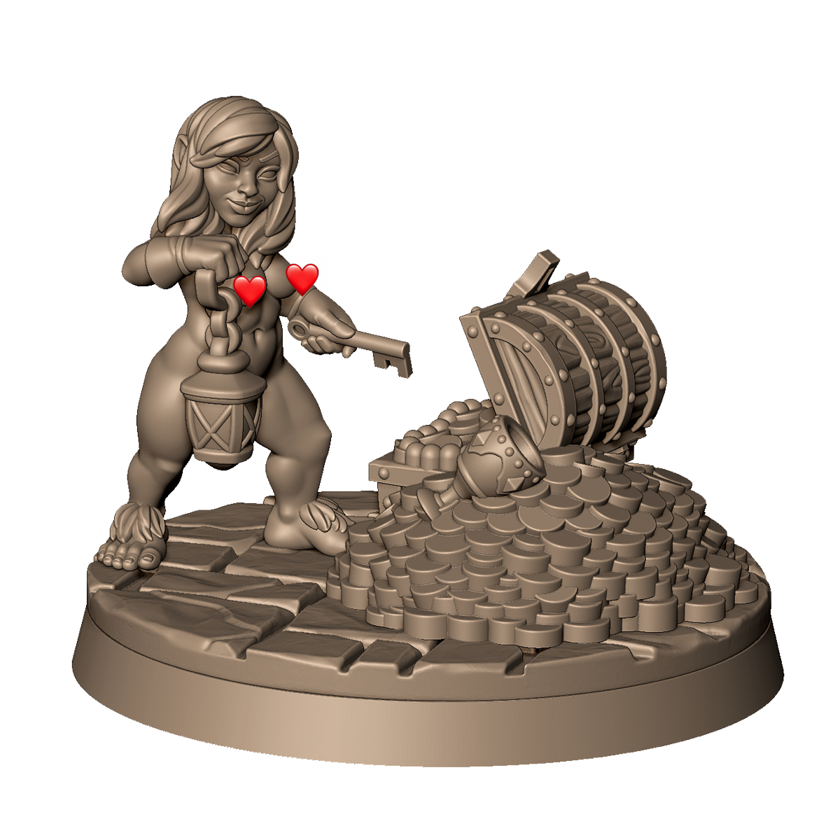 Halfling Thief 1 by Menagerie Miniature