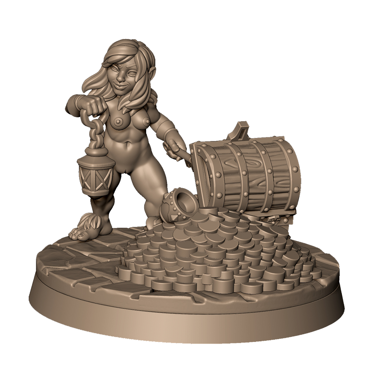 Halfling Thief 1 by Menagerie Miniature