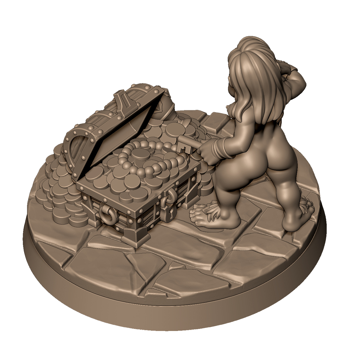 Halfling Thief 1 by Menagerie Miniature