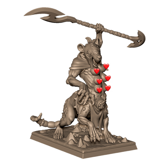 Rat Folk Hellpit Abomination by Menagerie Miniature